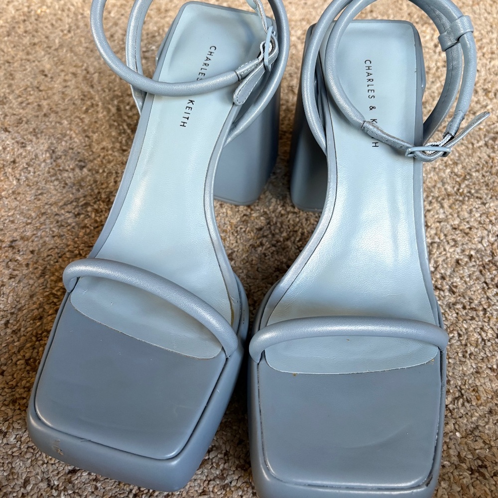 Charles & Keith Lucile block-heel platform sandals